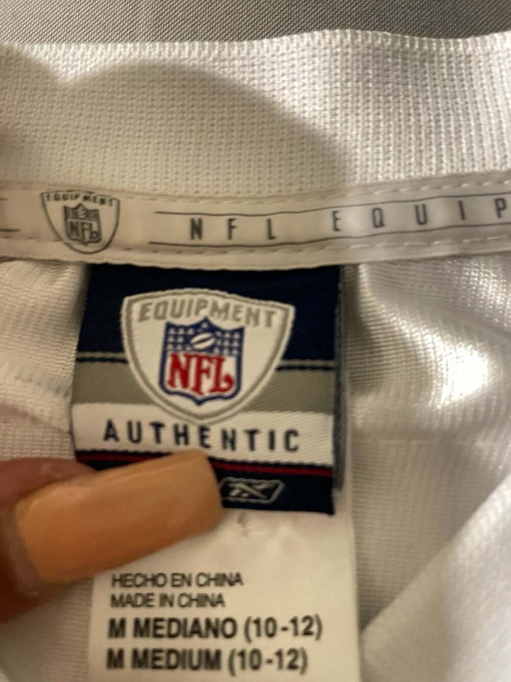 Reebok Youth Dallas Cowboys Tony Romo #9 White Jersey Size Medium 10-12 - Picture 4 of 9